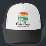 Casquette Retro Sunset 30th 40th 50th 60th Birthday Trip<br><div class="desc">Retro Sunset 30th 40th 50th 60th Birthday Trip Trucker Chapeau</div>