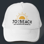 Casquette Retro Sunset 70th 80th 90th Birthday Crew Squad<br><div class="desc">Retro Sunset 70th 80th 90th Birthday Crew Squad Trucker Chapeau</div>