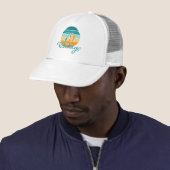 Casquette Retro Sunset 79 Vintage Distressed (En situation)