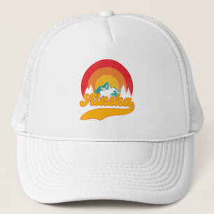 Casquette Retro Sunset Alaska Juneau Moose 0Montagnes Wild