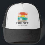 Casquette Retro Sunset Vacation 20th 30th 40th Birthday Trip<br><div class="desc">Rétro Sunset Vacation Anniversaire Voyage 90s Chat de camion d'été</div>