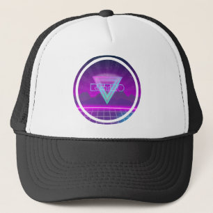 Casquette rétro Synthwave grille de 80s