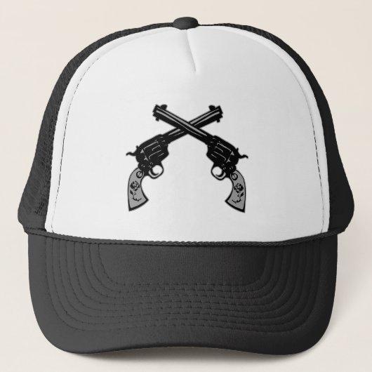 Casquette Rétros pistolets croisés (Devant)