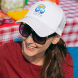 Casquette Réunion en famille Summer Beach Palm Trees<br><div class="desc">Famille Reunion Summer Beach Palm Trees Chat Casquette de Chat de style Rétro Soleil. Beaucoup de couleurs à choisir. Idéal pour des vacances en famille, du camping sur la plage à la croisière en bateau. Personnalisez avec votre nom de famille, votre lieu, votre année ou votre date et plus. Navy...</div>