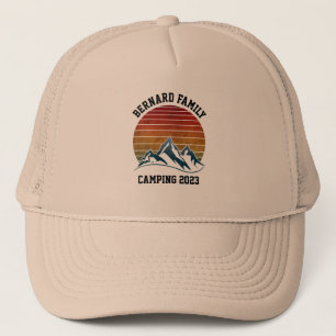 CASQUETTE RÉUNION FAMILIALE PERSONNALISÉE CAMPING SUNSET MOU
