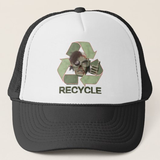 Casquette Réutilisez le zombi (Devant)