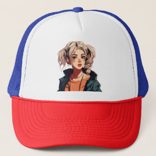 Casquette Rêve d'Anime : Beauté aux Cheveux Beige