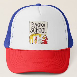 Casquette Revenir à l'école Animaux Conception de sécurité