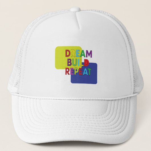 Casquette Rêver Construire Répéter (Devant)
