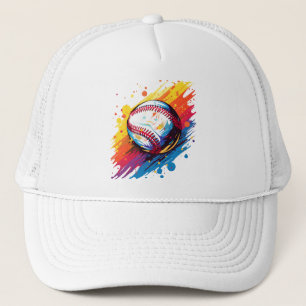 Casquette Rêves de baseball vivid : Aquarelle magique
