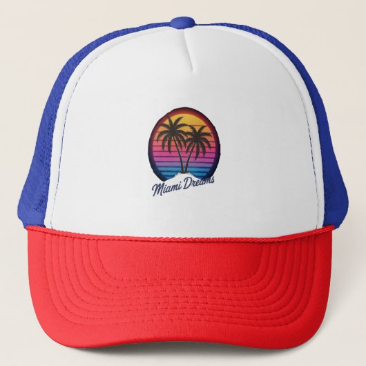 Casquette Rêves de Miami (Devant)