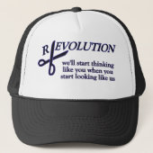 Casquette Révolution contre évolution (Devant)