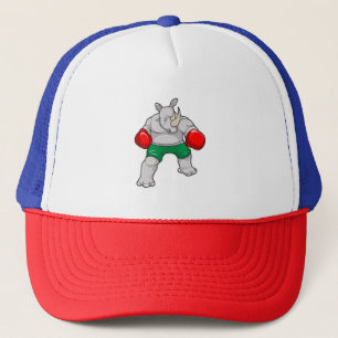 Casquette Rhino à Boxing avec gants de boxe