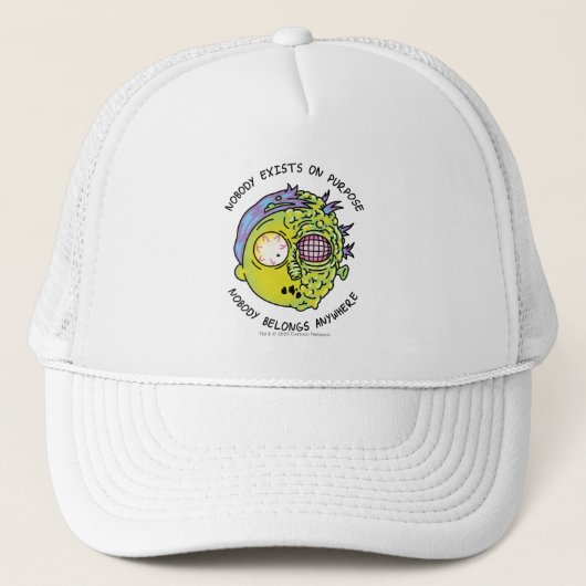 Casquette RICK ET MORTY™| Citation de vol de mortier Stylisé (Devant)