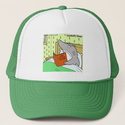 Casquette Rick London Shark Lawyer Funny (Devant)