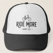 Casquette Ride Plus Inquiète Moins (Devant)