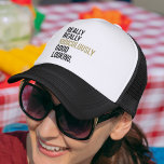 Casquette Ridiculously Good Looking Quote<br><div class="desc">There’s more to life than being really,  really ridiculously good looking. But that doesn’t mean you can’t show off a little! Design features the quote in modern block typography with gold faux glitter accents (please note that glitter is a digital image,  not actual glitter).</div>
