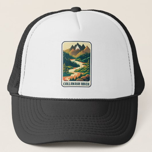 Casquette Rivière Collawash Oregon Couleurs (Devant)