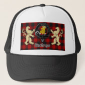 Casquette Rob Roy MacGregor Clan Badge & Tartan (Devant)