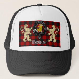 Casquette Rob Roy MacGregor Clan Badge & Tartan