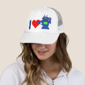 Casquette Robot du coeur I (En situation)
