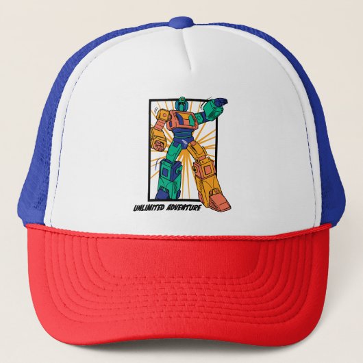 Casquette Robot Guerrier géant : Aventure illimitée (Devant)