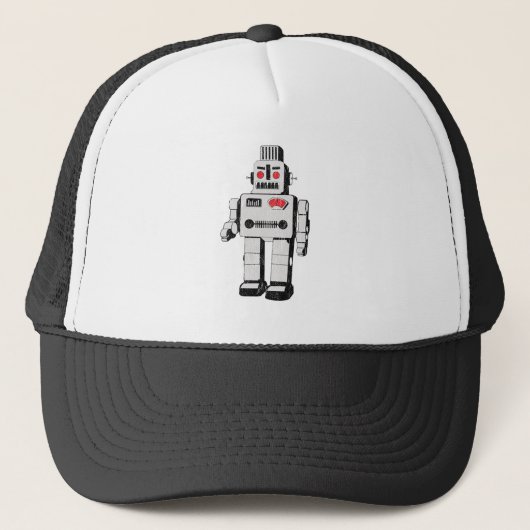 Casquette robot vintage (Devant)