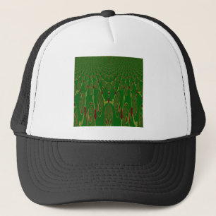 Casquette Robots verts