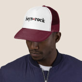 Casquette Roche de garçons (En situation)