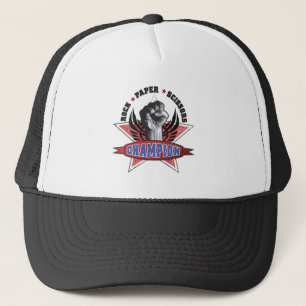 Casquette Roche, papier, champion de ciseaux