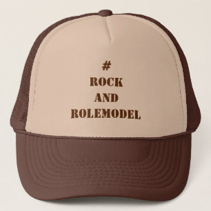 Casquette # Rock and Rolemodel - Brown éditable.