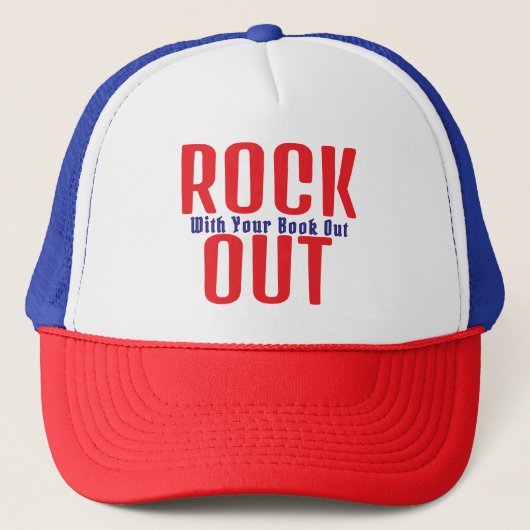 Casquette Rock Out with Your Book Out (Devant)