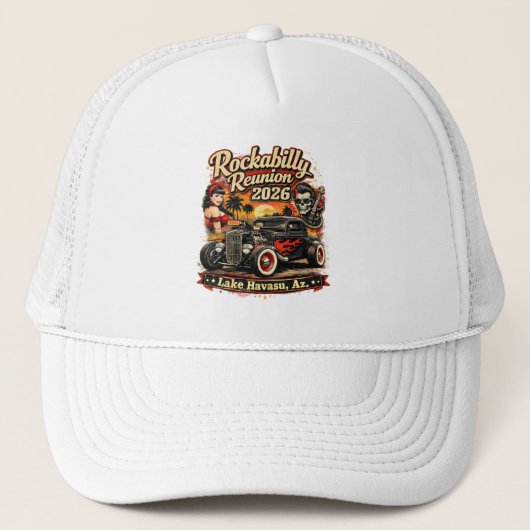 Casquette Rockabilly Reunion 2026 Hat (Devant)