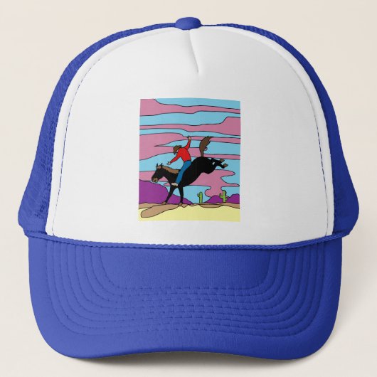 Casquette Rodéo de Wild West Retro (Devant)