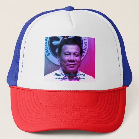 Casquette Rodrigo Duterte, 16th President of the Philippines (Devant)