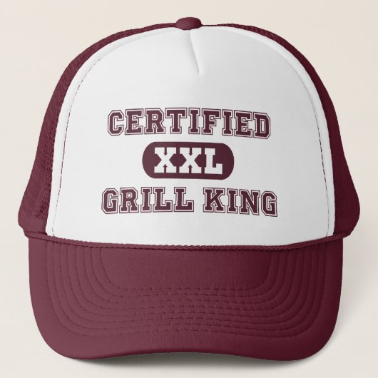 Casquette Roi certifié de gril (Devant)