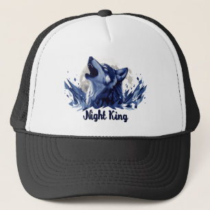 Casquette Roi de la Nuit - Loup hurlant avec Lune