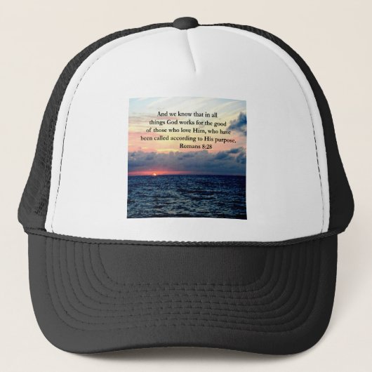 CASQUETTE ROMAINS 8:28 FOI (Devant)