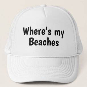 Casquette Romanité de vacances drôle OÙ SONT MES PLAGES