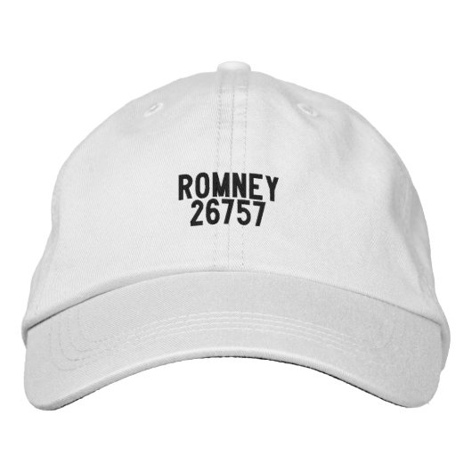 Casquette Romney West Virginia (Devant)