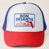 Casquette Ron Desantis est anti Floride (Devant)