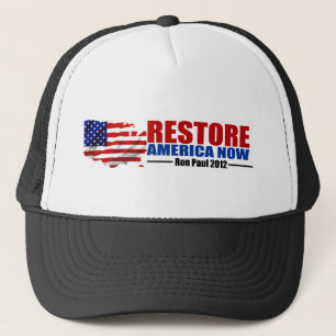 Casquette Ron Paul 2012 : Restauration Amérique maintenant