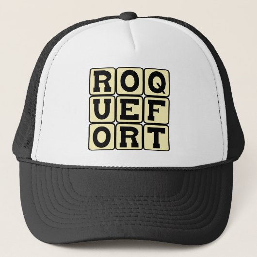 Casquette Roquefort, Fromage bleu français (Devant)