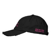Casquette rose (Gauche)
