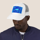Casquette Rose bleu - Personnalisable (En situation)