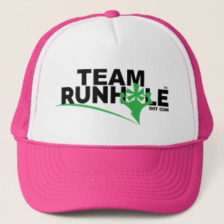 Casquette ROSE de chapeau de Runhole d'équipe !
