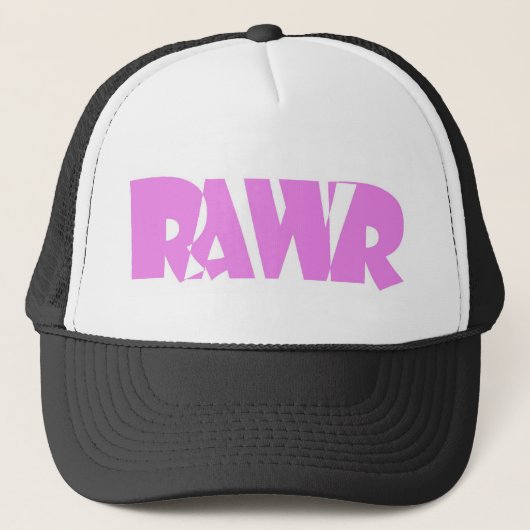 Casquette rose de Rawr (Devant)