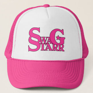Casquette rose et blanc de Starr de butin