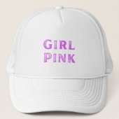 Casquette Rose fille (Devant)