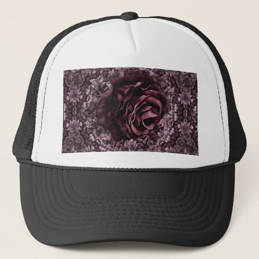 Casquette Rose Mandala (Devant)